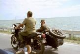 En moto sur le Malecon.