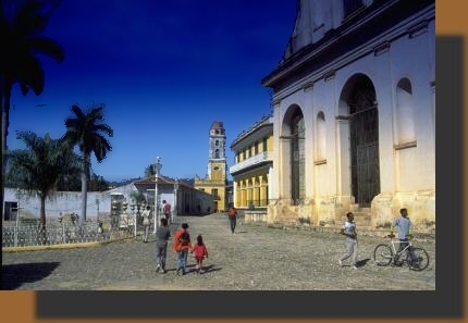 Trinidad : la Plaza Mayor.
